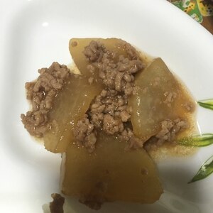 甘辛大根とひき肉の煮物